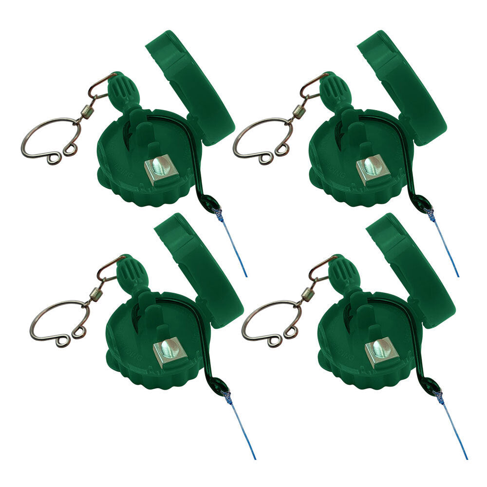 Hookeze Fishing Knot Tying Tool/Quick Knotting Line Large - Green (2 Pack)