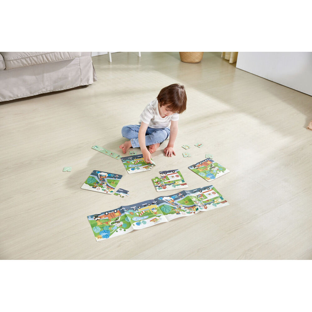 Hape Rescue Vehicles 57 Piece Creative Kids Puzzle w/ 4 Stories 3Y+ (4 Pack) — image 3