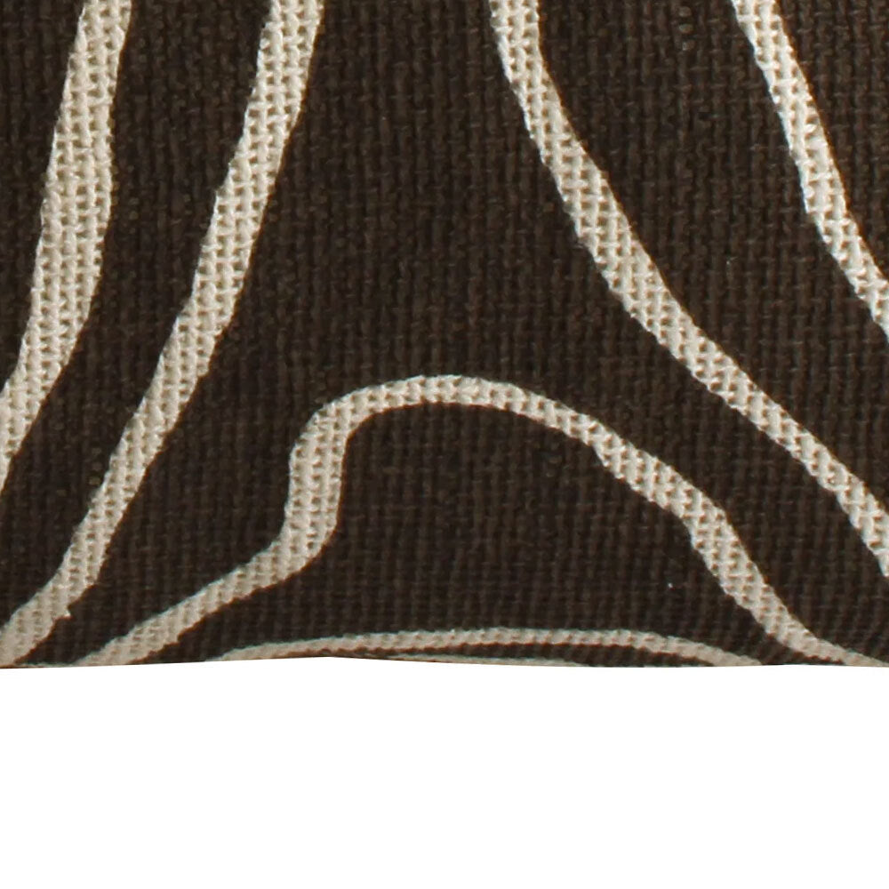 Maine & Crawford Ichiko 50x50cm Cotton Swirl Print Cushion Sofa/Bed Decor Brown — image 3
