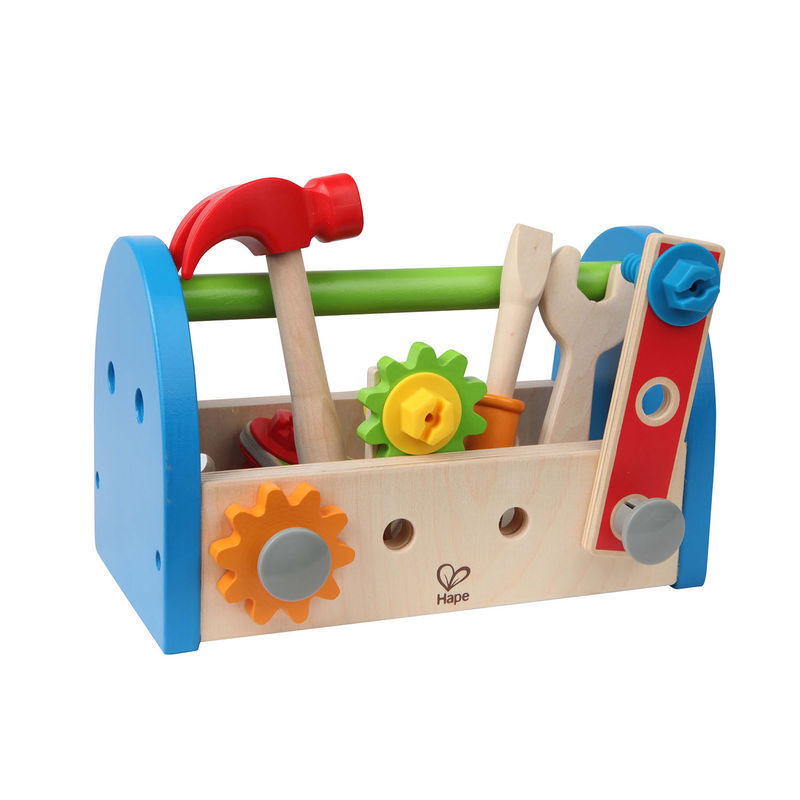Hape Fix-It Tool Box Kids/Children Pretend Construction Kit 3y+ Wooden Toy (17 Pieces) — image 2