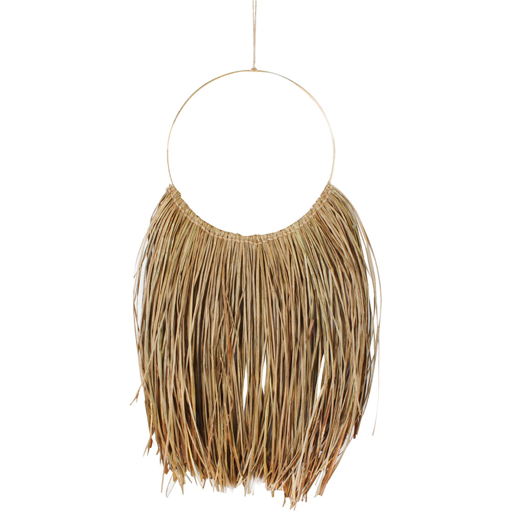 Maine & Crawford Emily 61cm Raffia Wall Hanger Home Decor Boho/Nordic Display