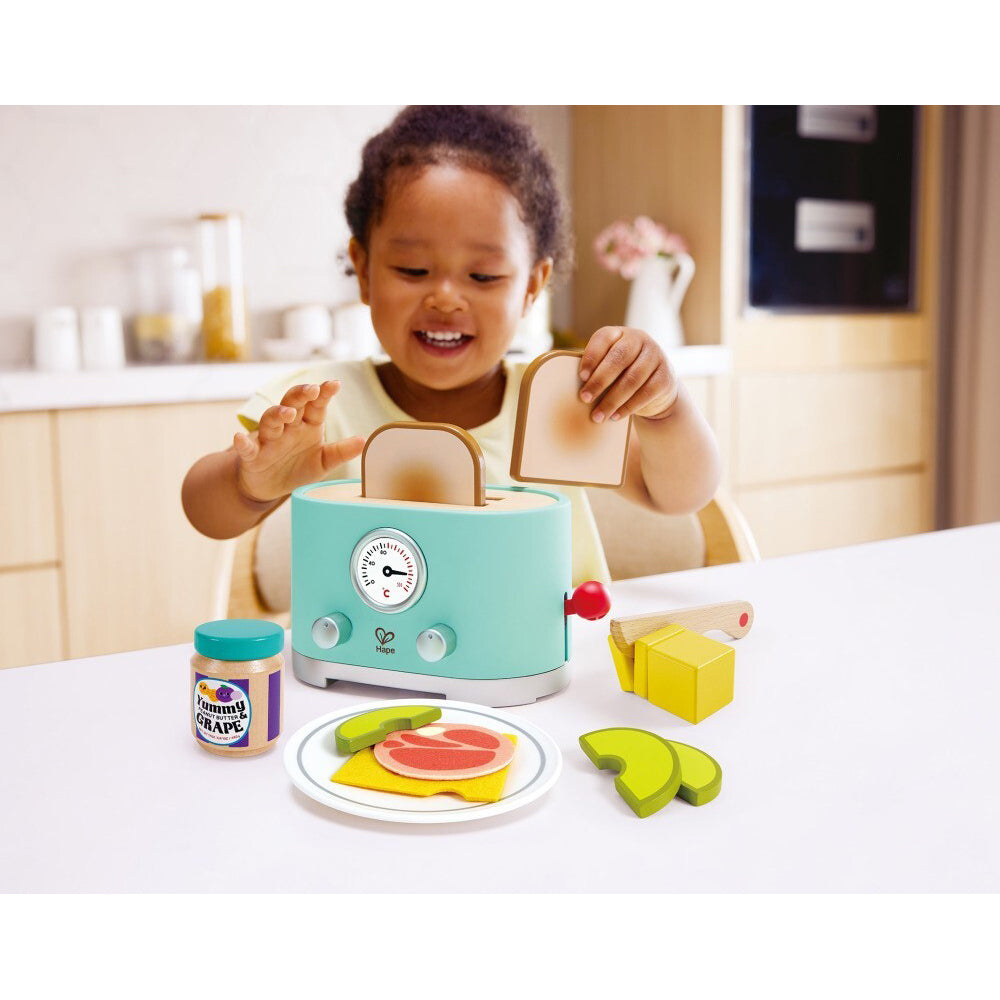 Hape Ding & Pop-Up Toaster Play Kids/Children Interactive Learning Toy 3Y+