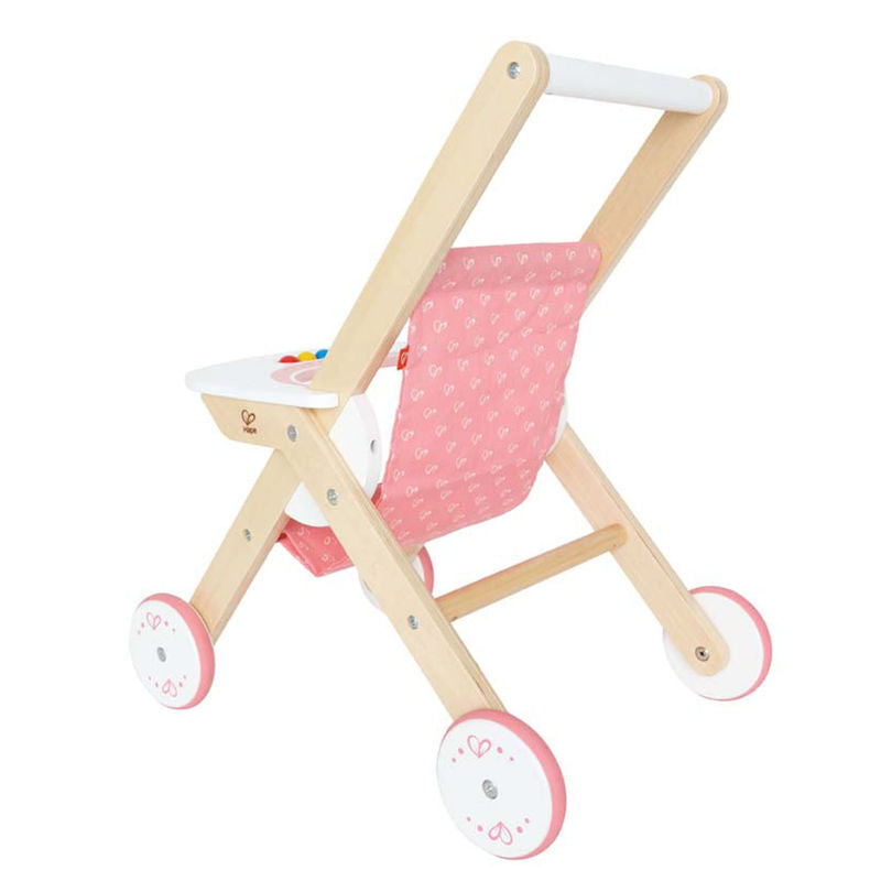 Hape Dolls Stroller/Pram Kids/Toddler 3y+ Play Parent Pretend Wooden Toy Pink — image 2