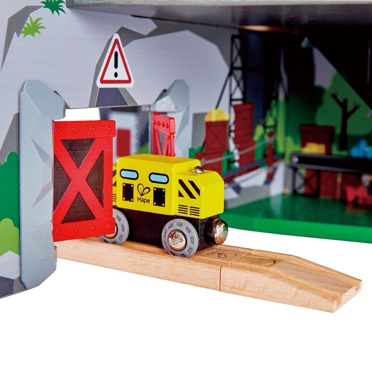 Hape 92cm Mighty Mountain Mine Set w/Train Rail Kids/Toddler 3y+ Play Wooden Toy — image 6