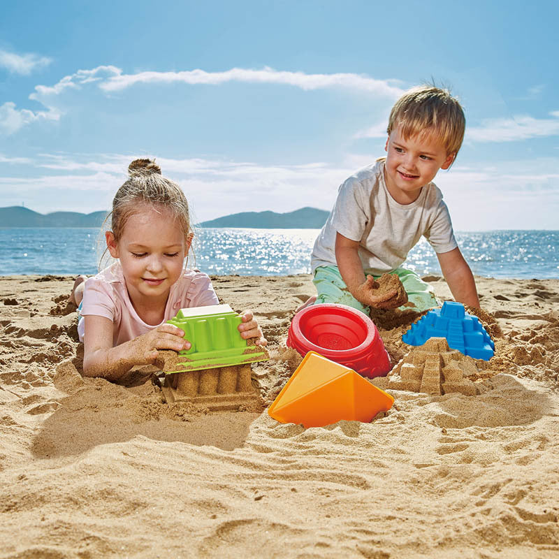 Hape Sand Mould Outdoor Fun Activity Kids/Toddler Play Toy 18m+ Mayan Pyramid (2 Pack) — image 3