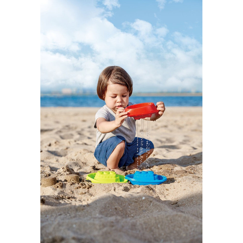 Hape Beach and Bath Boats Play Toddlers Interactive Learning Fun Toy 12M+ — image 4