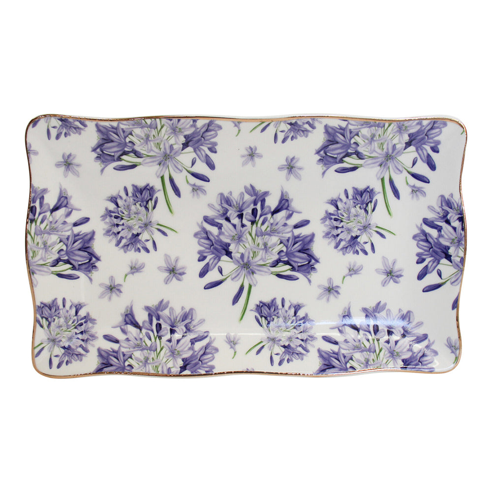 LVD Agapantha Porcelain 20x12cm Plate Food/Snack Serving Dish Rectangle Tableware (2 Pack) — image 2