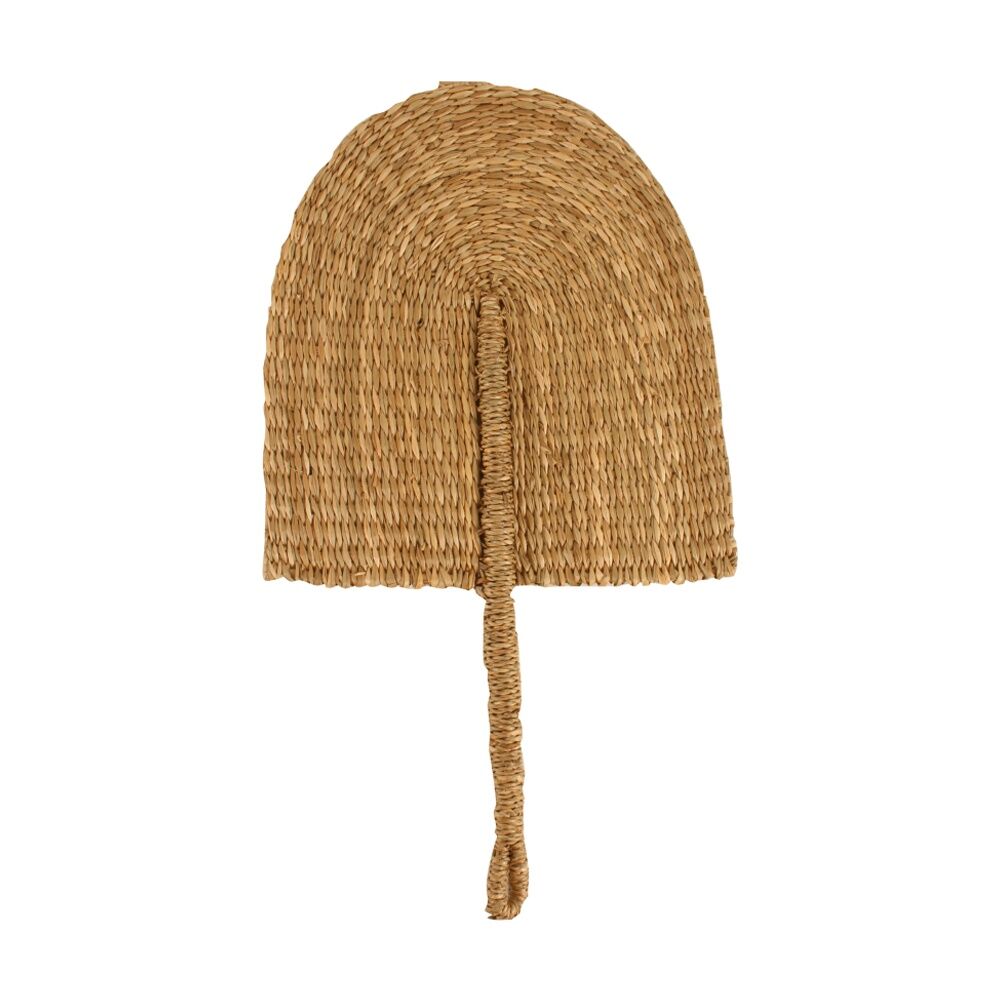 Maine & Crawford 35x20cm Ash Seagrass Decorative Fan Home/Room Decor Natural — image 2