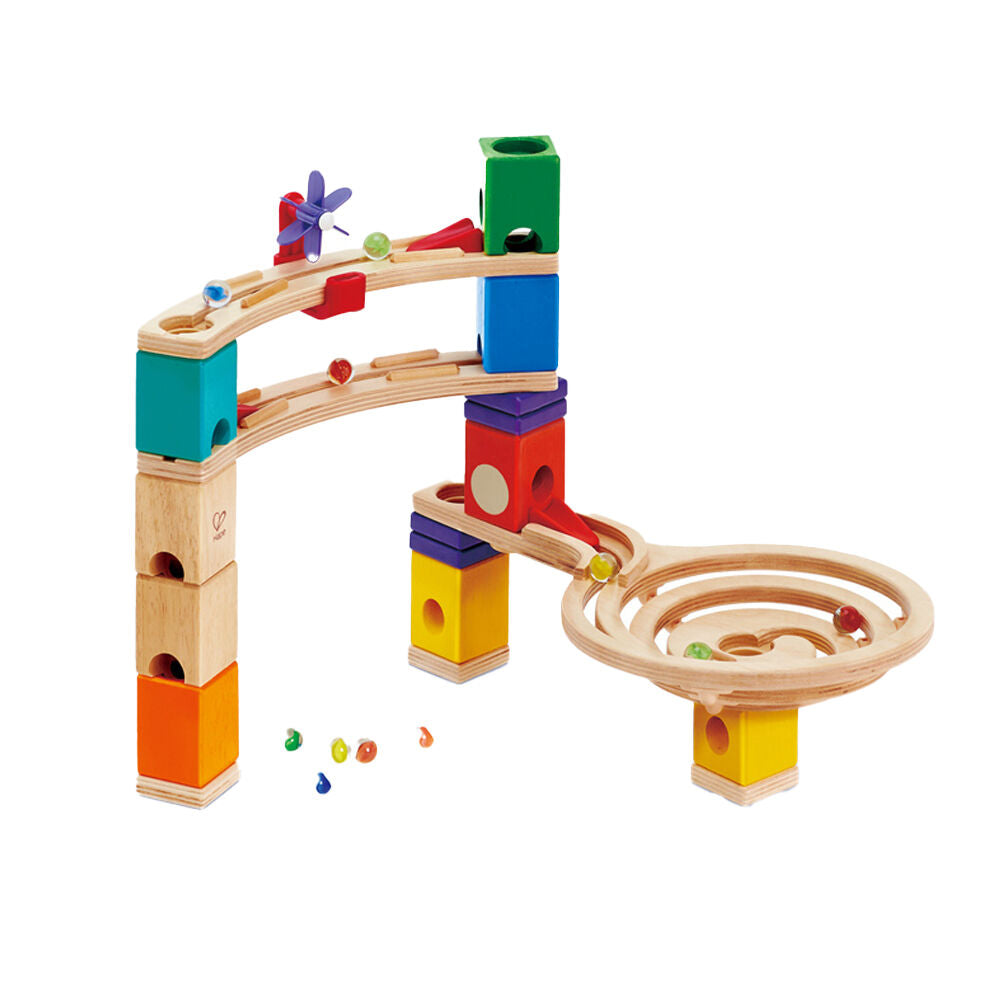 Hape Quadrilla Wooden Race to the Finish Playset Kids/Toddler Activity Toy 4+