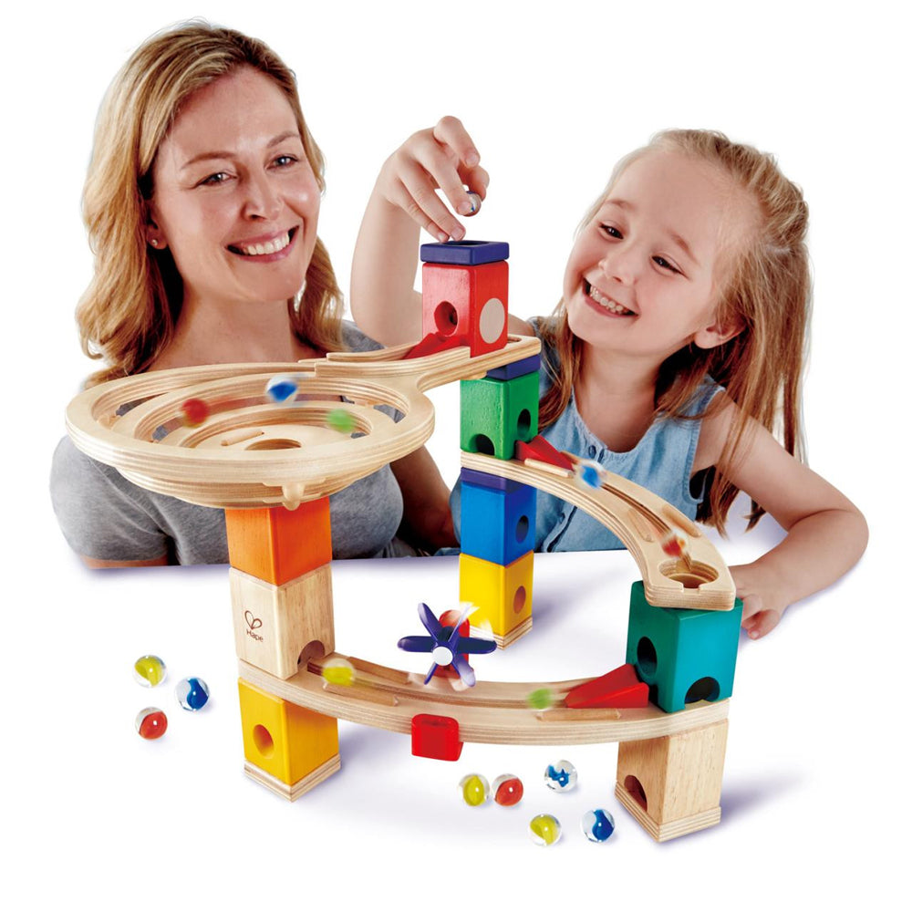 Hape Quadrilla Wooden Race to the Finish Playset Kids/Toddler Activity Toy 4+ — image 2