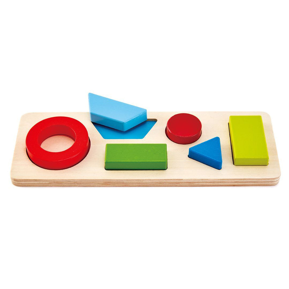 Hape Baby Book/Geometry Puzzle Bella Wood/Fabric Interactive Learning Play Toy