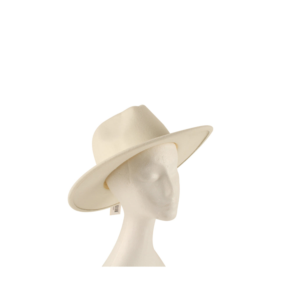 Good Vibes 47x38cm Luna Fedora Hat Summer/Beach Sun Protection Head Cap Cream — image 2