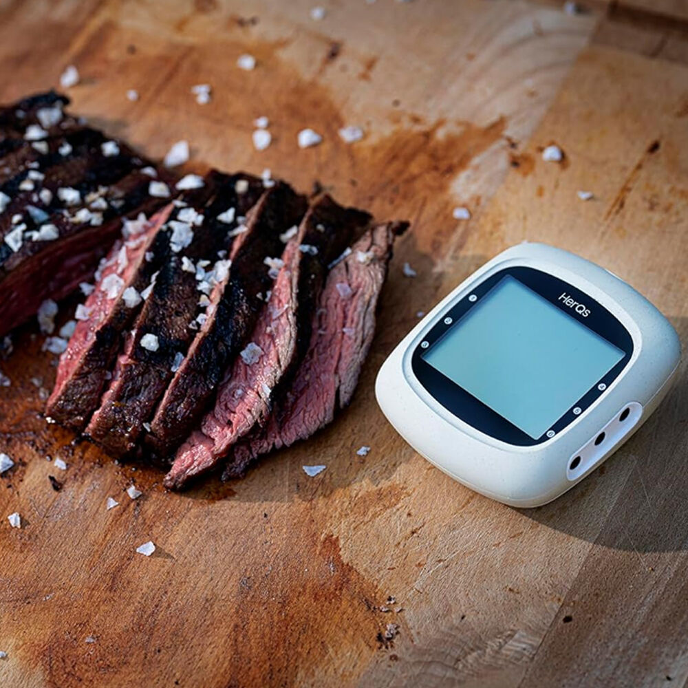 Herqs EasyBBQ Pro Smart Wireless Meat/Grill BBQ Thermometer Bluetooth White — image 5