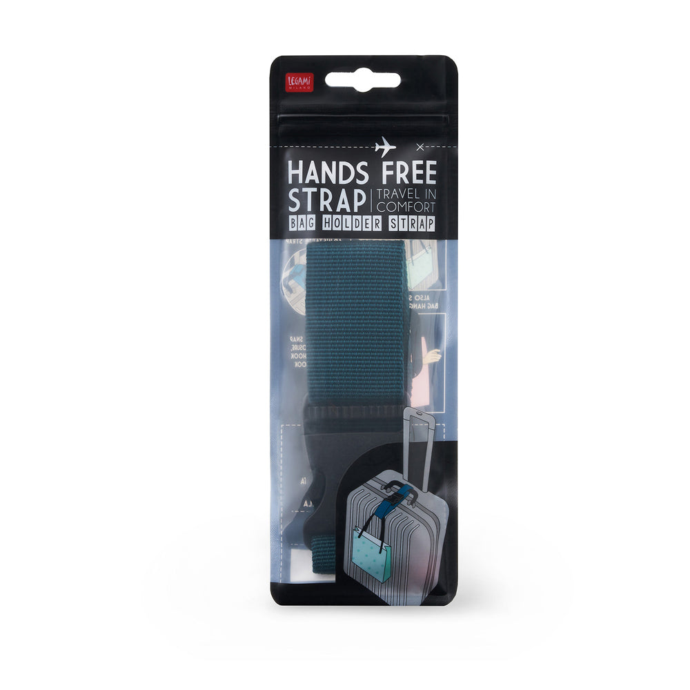 Legami Hands Free Bag Holder Strap For Suitcase Luggage/Travel Petrol Blue — image 2