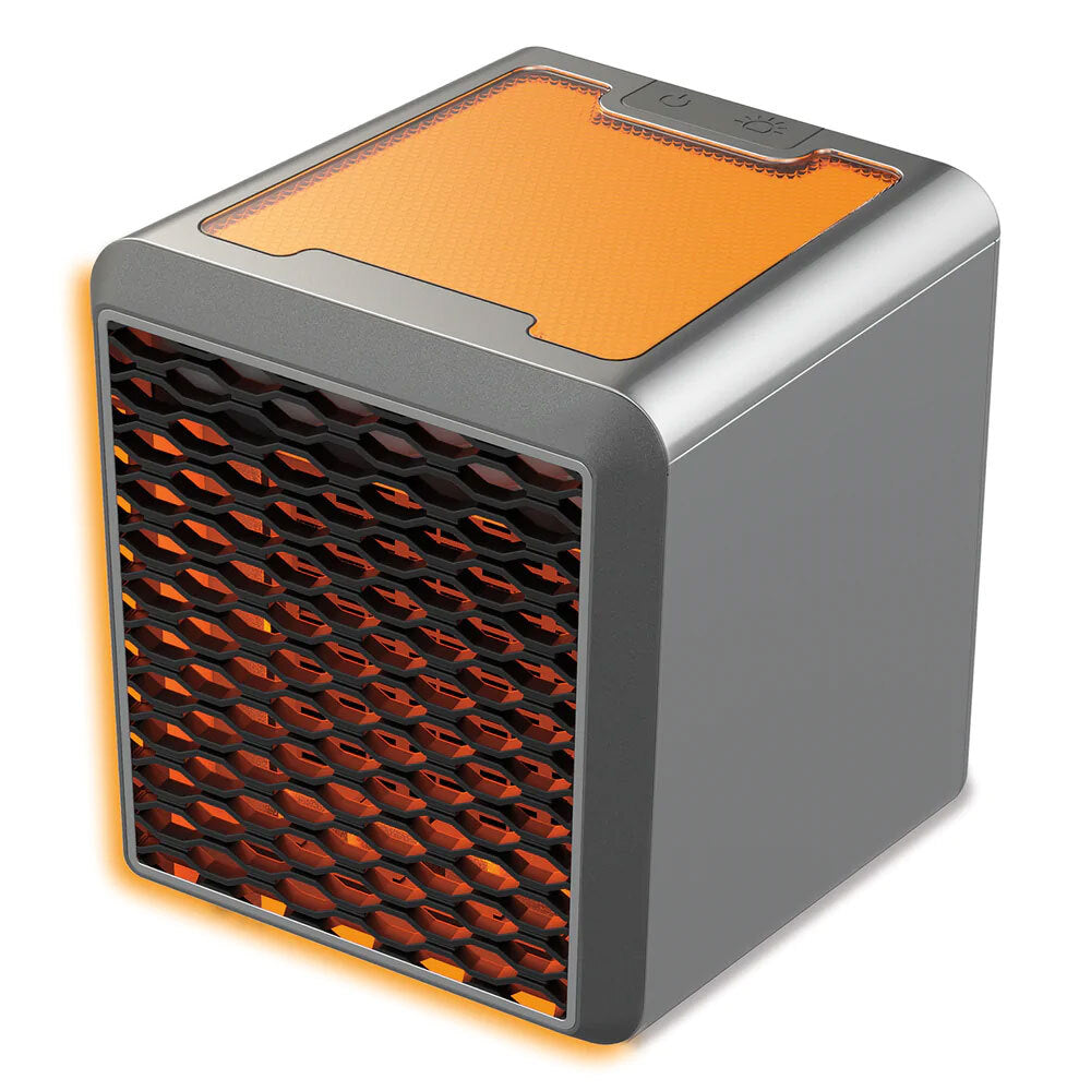 TV Shop Electric Handy Space Heater Pure Warmth Home Portable Ceramic 1200W 25cm