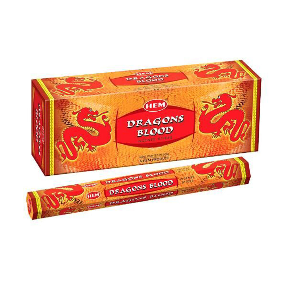 Hem Hexa Dragon Blood Scent Incense Sticks Meditation Fragrance (20 Pieces) — image 2