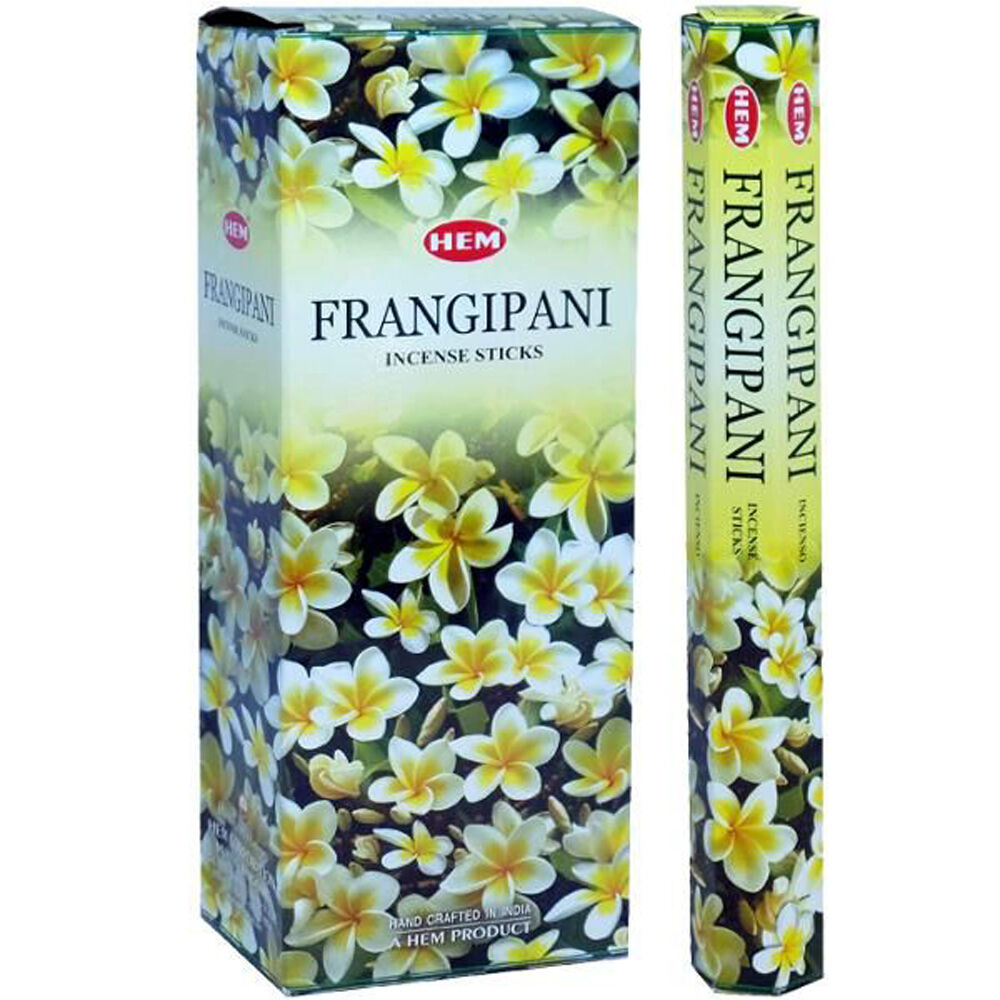 Hem Hexa Frangipani Scent Incense Sticks Meditation Aroma Fragrance (20 Pieces) — image 2