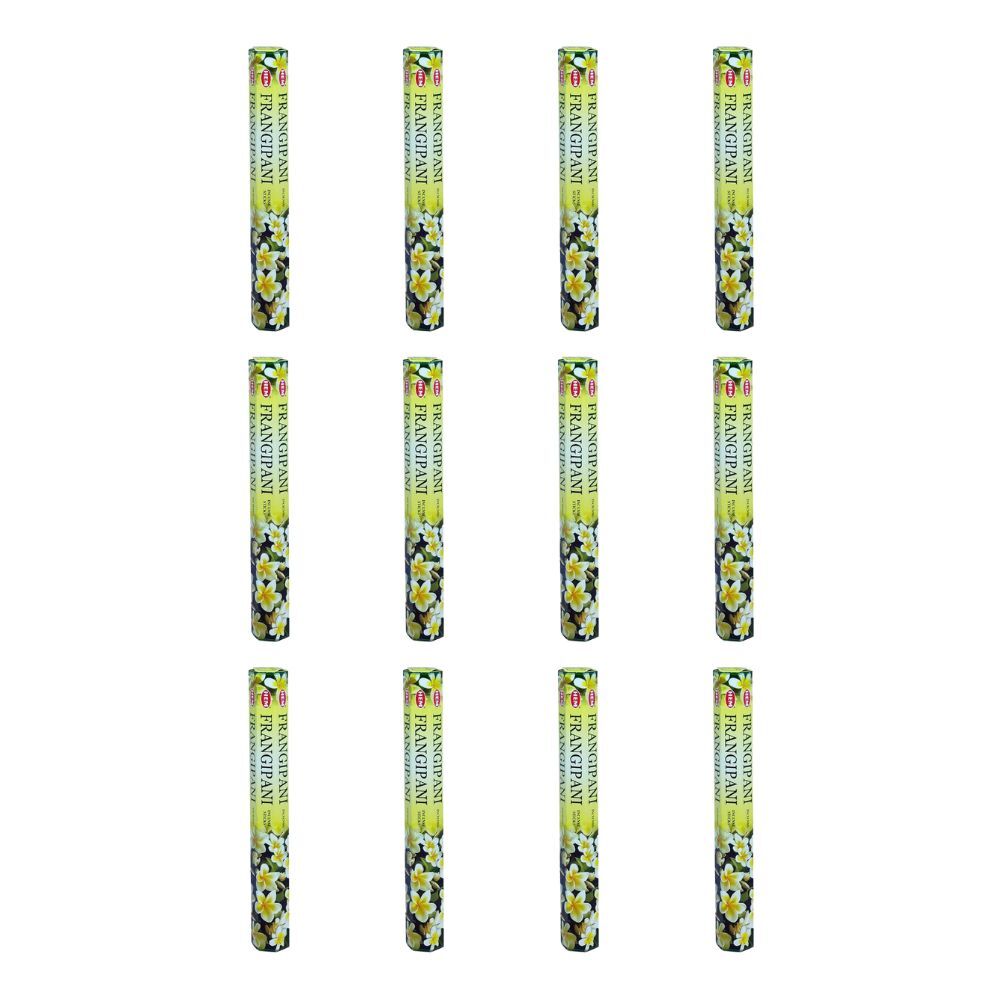 Hem 20pc HEM Hexa Frangipani Scent Incense Sticks Meditation Aroma Fragrance (12 Pack)