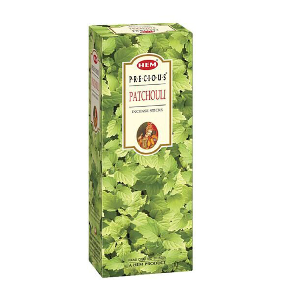 Hem Hexa Precious Patchouli Scent Incense Sticks Meditation Fragrance (20 Pieces) — image 3