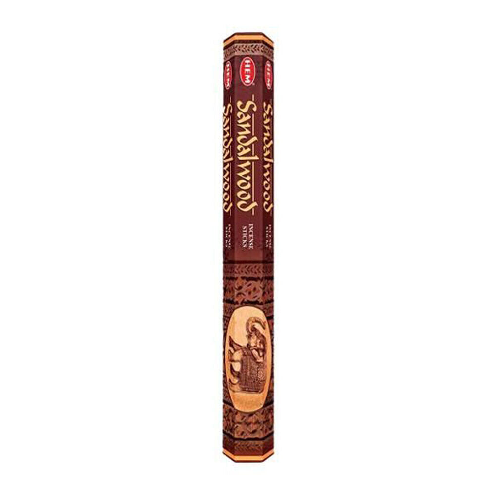 Hem 20pc HEM Hexa Sandalwood Scent Incense Sticks Meditation Fragrance (6 Pack) — image 2
