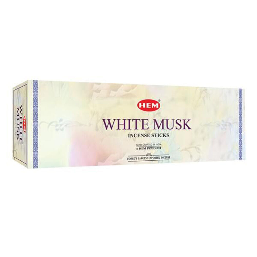 Hem 20pc HEM Hexa White Musk Scent Incense Sticks Meditation Fragrance (6 Pack) — image 4