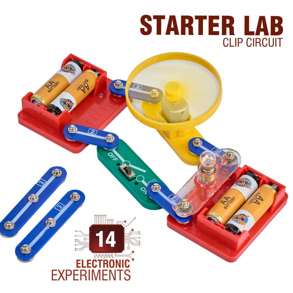 Heebie Jeebies Clip Electric Circuit Starter Lab Kids/Children's Science Set 7+ — image 4