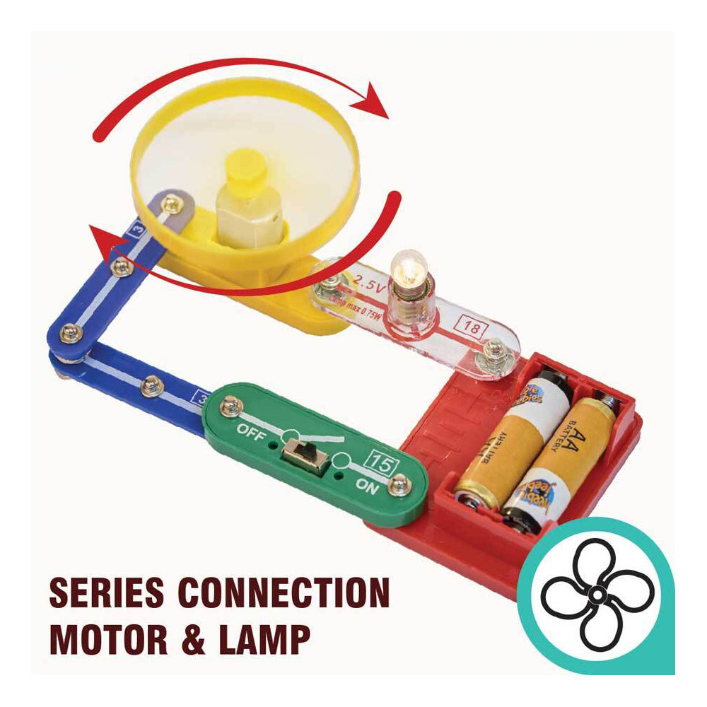 Heebie Jeebies Clip Electric Circuit Starter Lab Kids/Children's Science Set 7+ — image 3