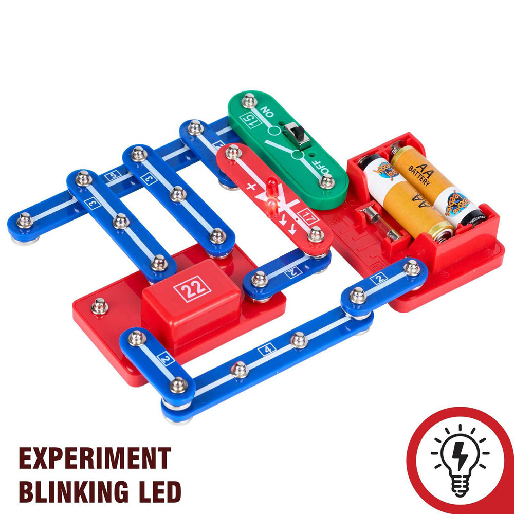 Heebie Jeebies Clip Circuit Advanced Lab 180 Electronic Kids Experiments Kit 7y+ — image 5