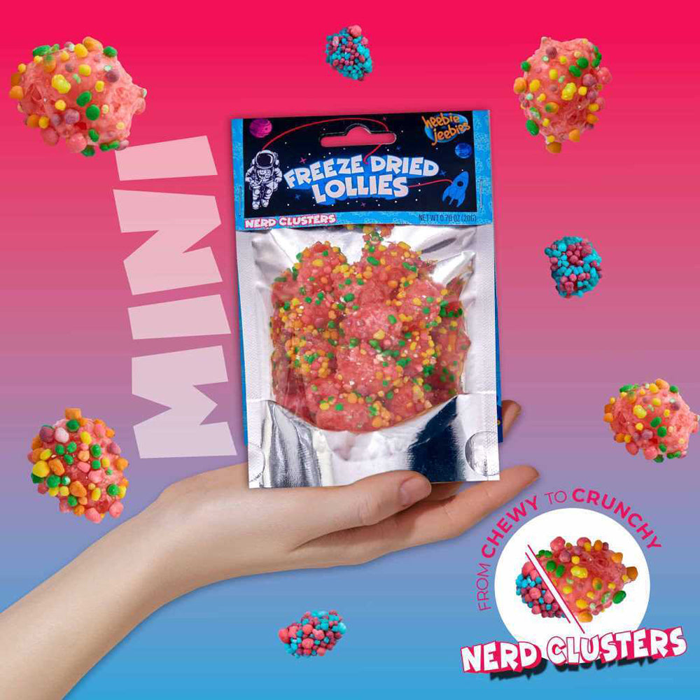 Heebie Jeebies 20g Freeze Dried Nerds Gummy Clusters Confectionery Mini Pack (4 Pack) — image 6