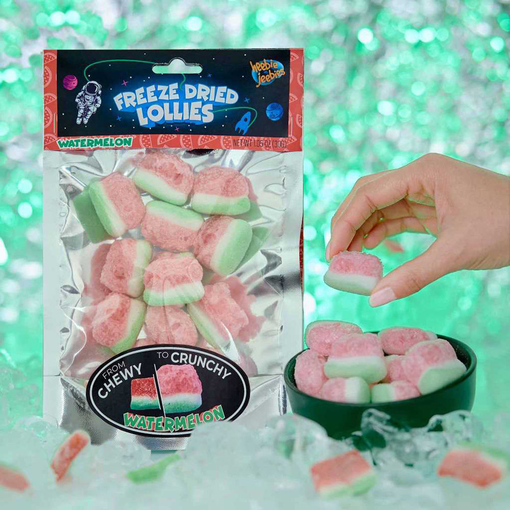 Heebie Jeebies 30g Sour Watermelon Freeze Dried Lollies Sweets Confectionery — image 5