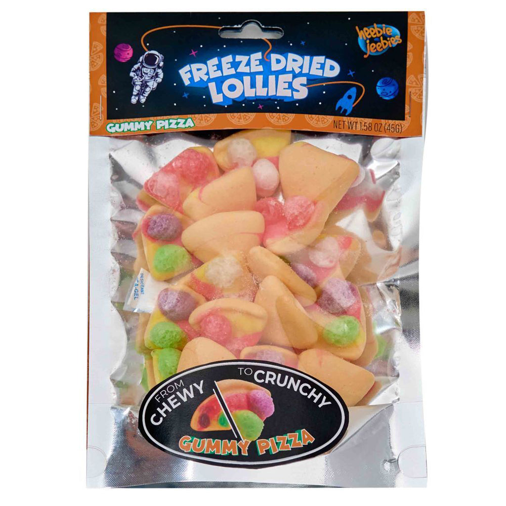 Heebie Jeebies 30g Freeze Dried Lollies Gummy Pizza Candy Sweet Confectionery