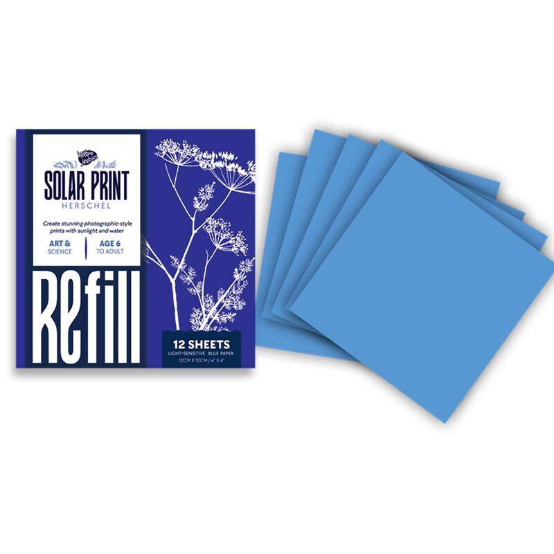 Heebie Jeebies 12pc Heebie Jeebies Herschel Solar Print Sheets 10cm DIY Art Craft Refill Kit (3 Pack) — image 2