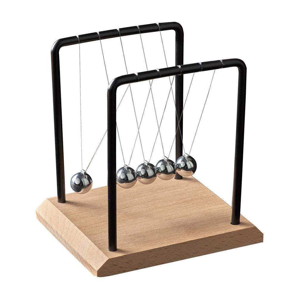Geek Culture Newton's Cradle Balls Science Toy Home/Office Desk Accessory — S 14cm