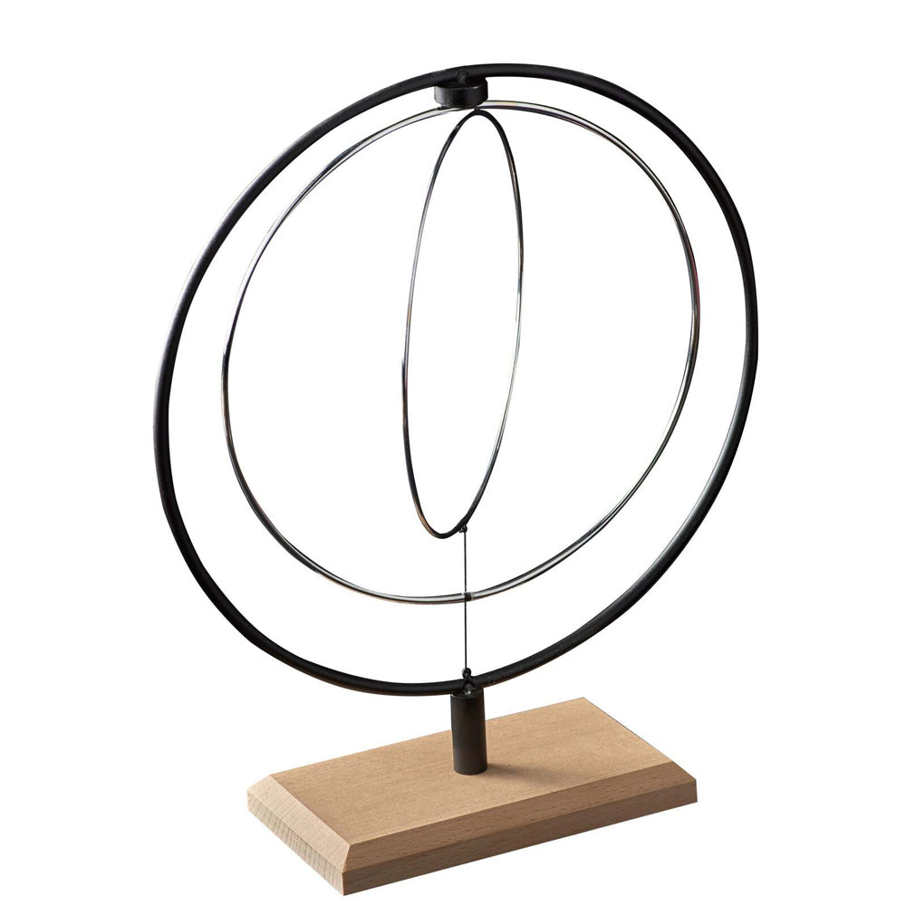 Geek Culture Kinetic Hoop Sculpture Science Toy Home/Office Desk Accessory 28cm