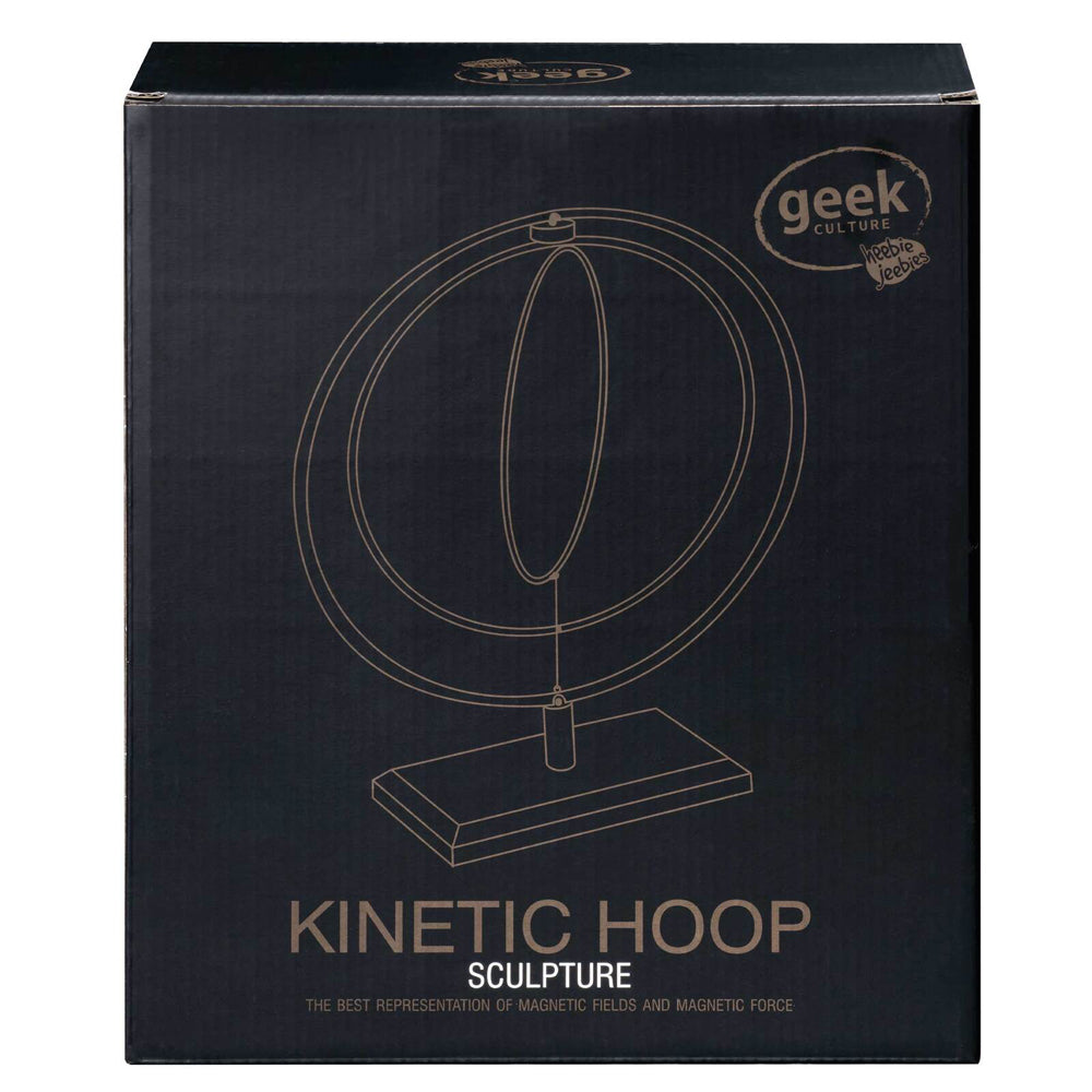 Geek Culture Kinetic Hoop Sculpture Science Toy Home/Office Desk Accessory 28cm — image 2