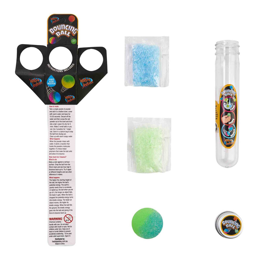 Heebie Jeebies Test Tube Bouncing Ball Kids/Children Science Toy Assort 8+ (4 Pack) — image 5