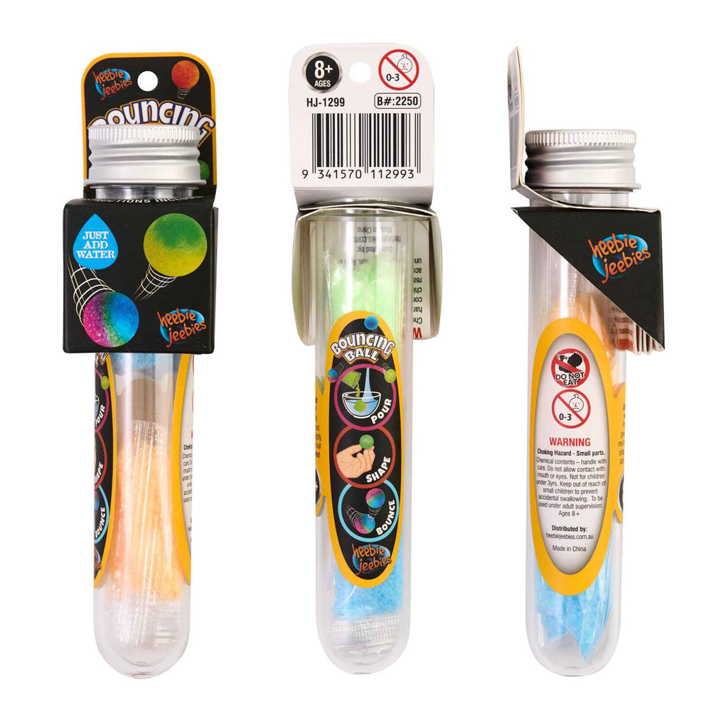 Heebie Jeebies Test Tube Bouncing Ball Kids/Children STEM Science Toy Assort 8+ — image 2
