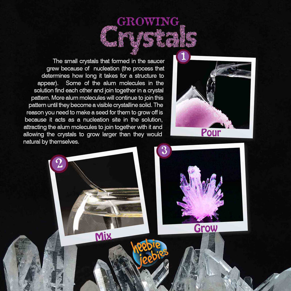 Heebie Jeebies Test Tube Kids Science Experiment Growing Crystals Toy Assorted — image 3
