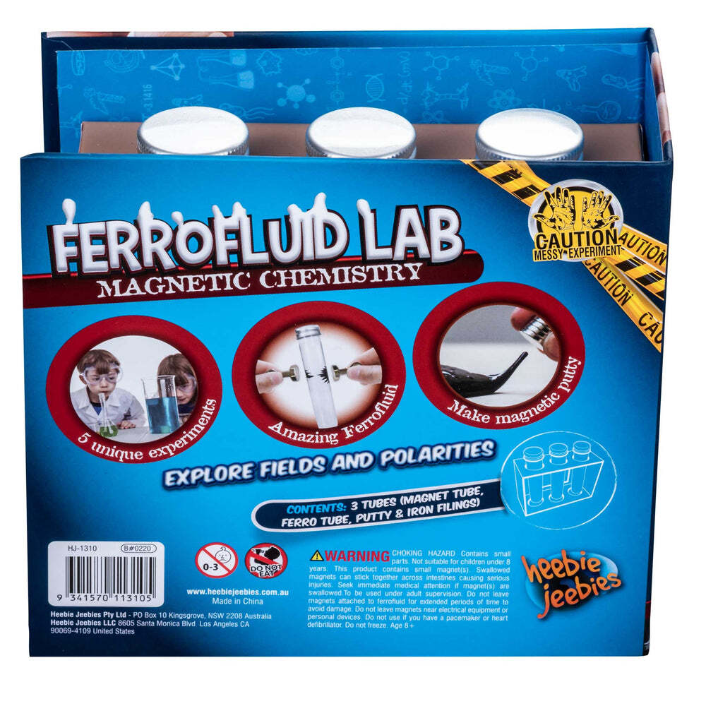 Heebie Jeebies Ferrofluid Lab Chemistry Kids Interactive Science Toy Set 8+ — image 3