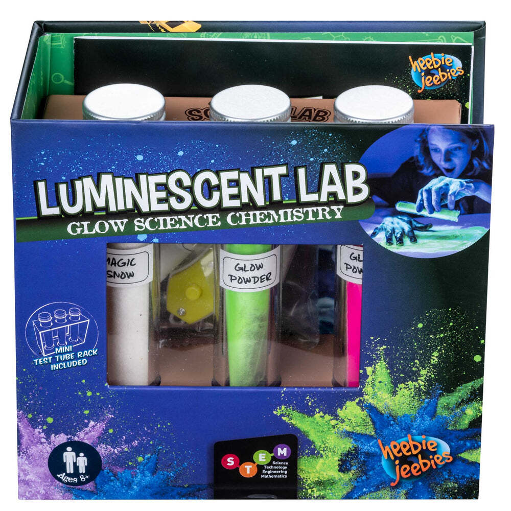 Heebie Jeebies Luminescent Lab Chemistry Kids Interactive Science Set 8+ (3 Pieces)