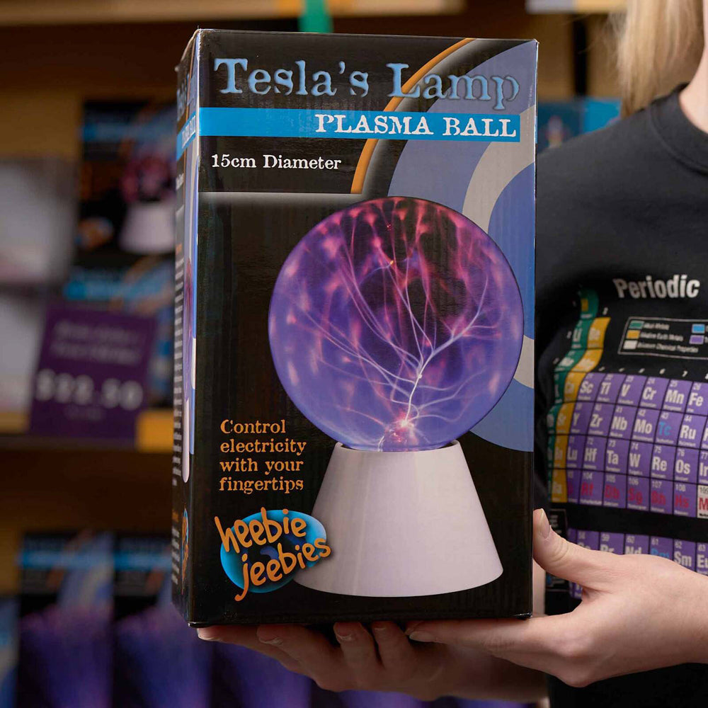 Heebie Jeebies Plasma Ball Tesla's Scientific Lamp w/ 3 Inert Gasses 15cm Dia — image 4