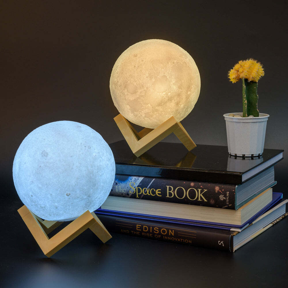 Heebie Jeebies Lunar Moon Lamp Night Light Kids Interactive Science Toy 3+ — image 2