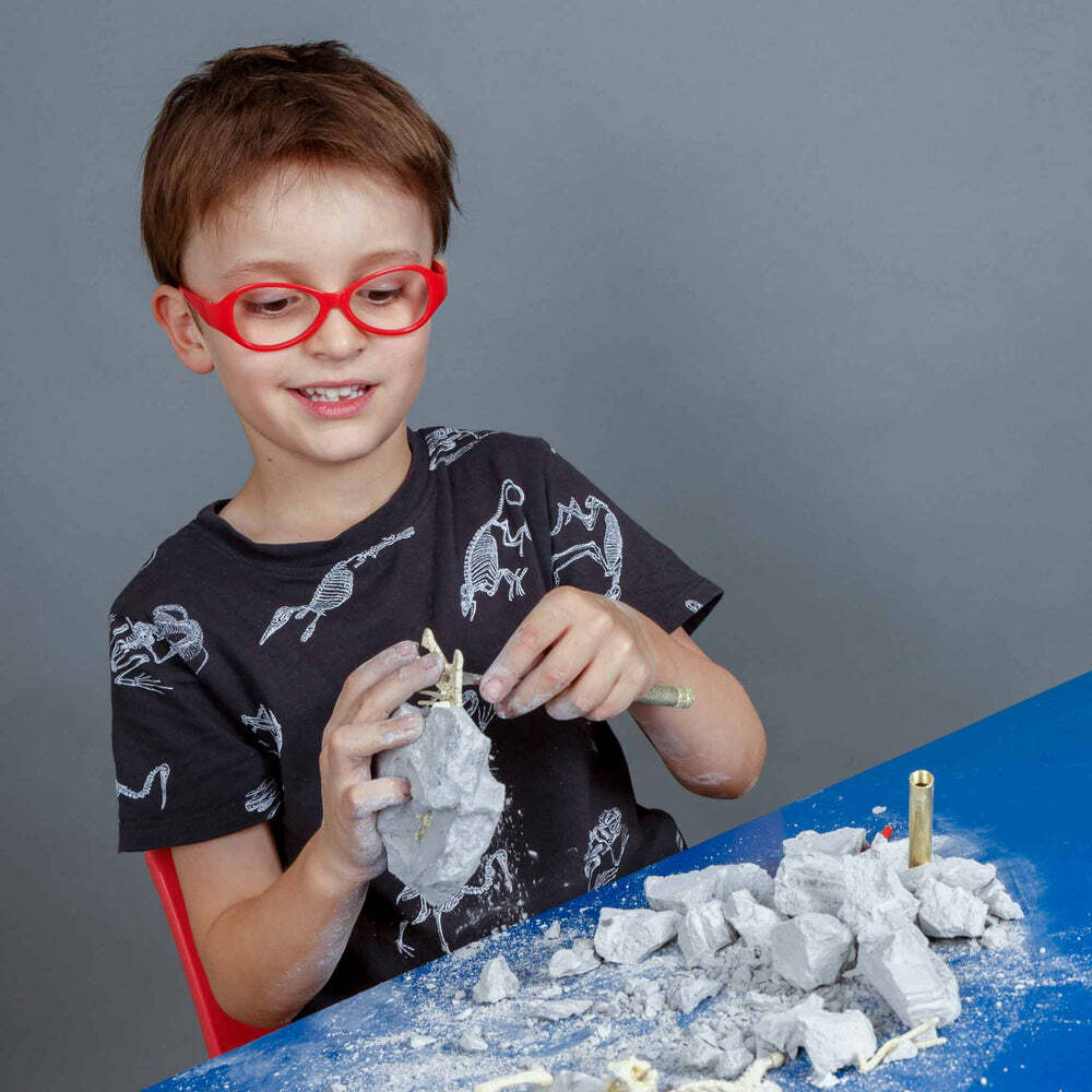 Heebie Jeebies Paleontology Kit Kids Science Toy Triceratops Fossil Set 5+ — image 2