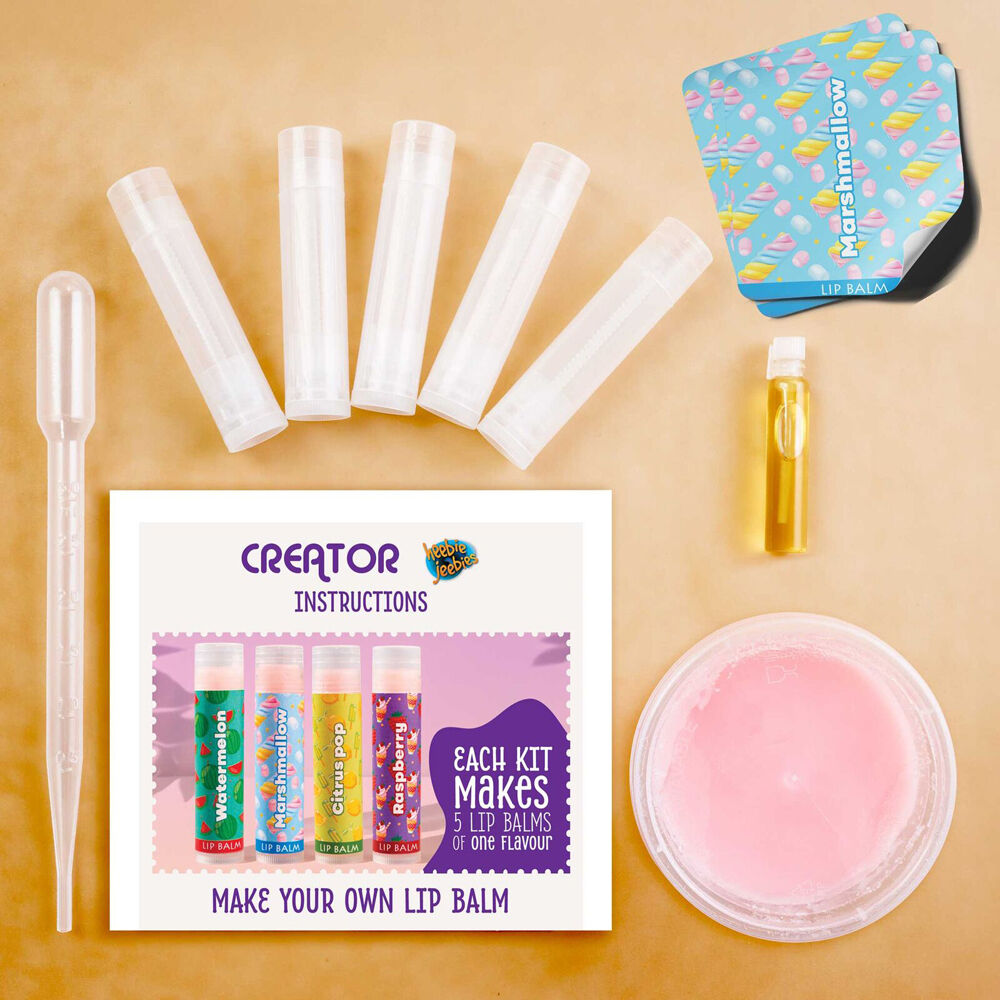 Heebie Jeebies Kids 8y+ DIY STEM Cosmetic Kit Lip Balm MarshmallowCreator — image 4