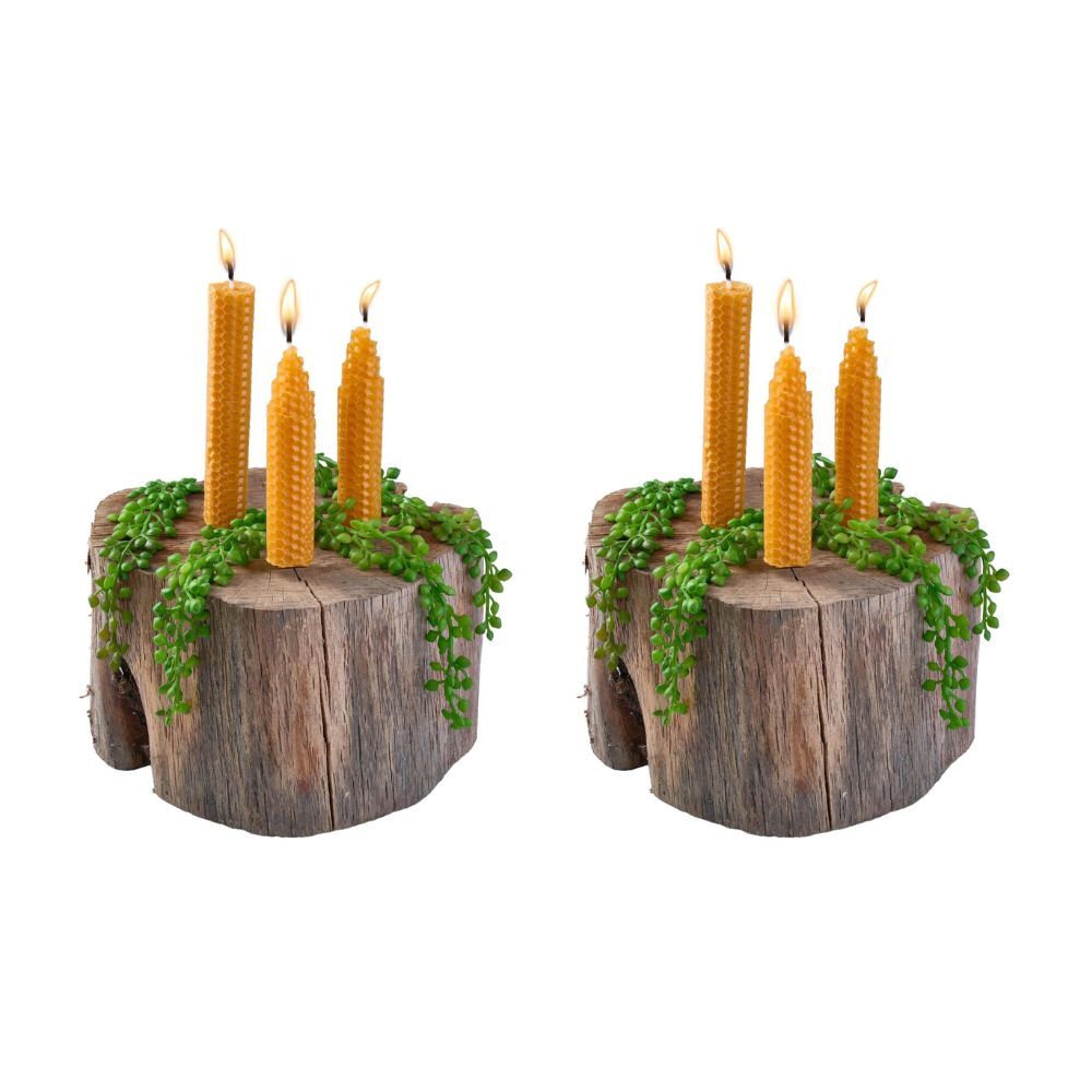 Heebie Jeebies Make Your Own Beeswax Candles DIY Candle Making Craft Kit 8y+ (2 Pack)