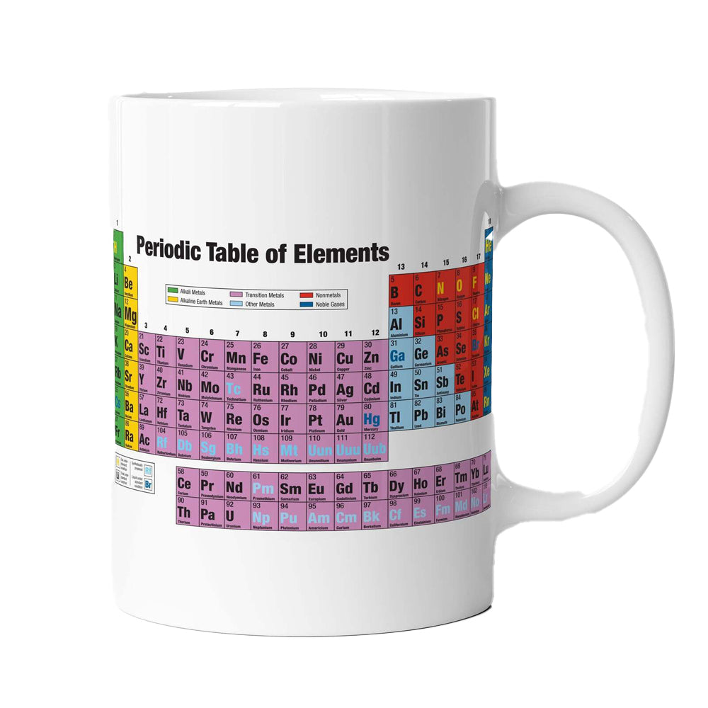 Geek Culture Periodic Table Mug Coffee/Tea Drinking Cup w/Handle Drinkware 9.5cm