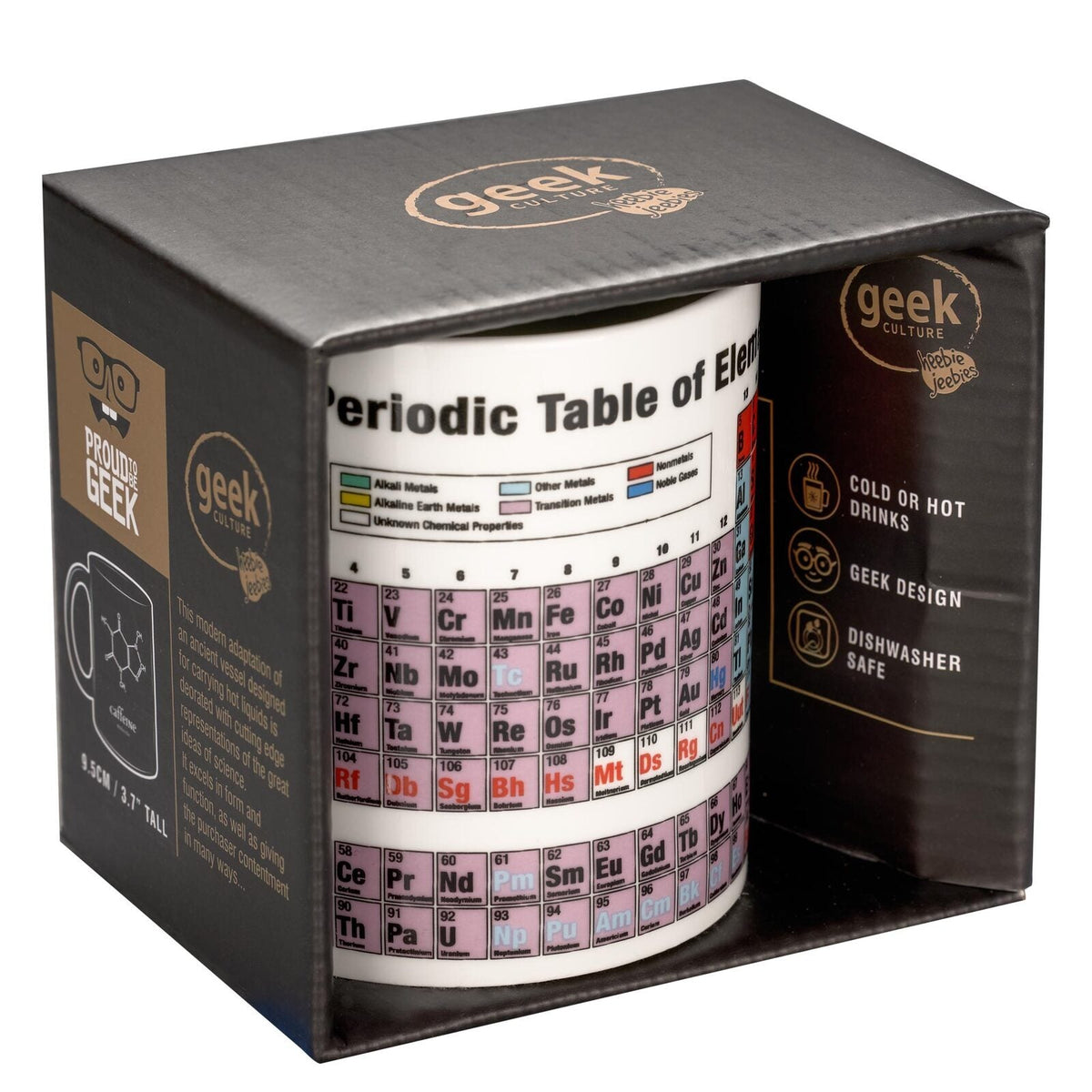 Geek Culture Periodic Table Coffee/Tea Drinking Mug w/Handle Drinkware 9.5cm (2 Pack) — image 5