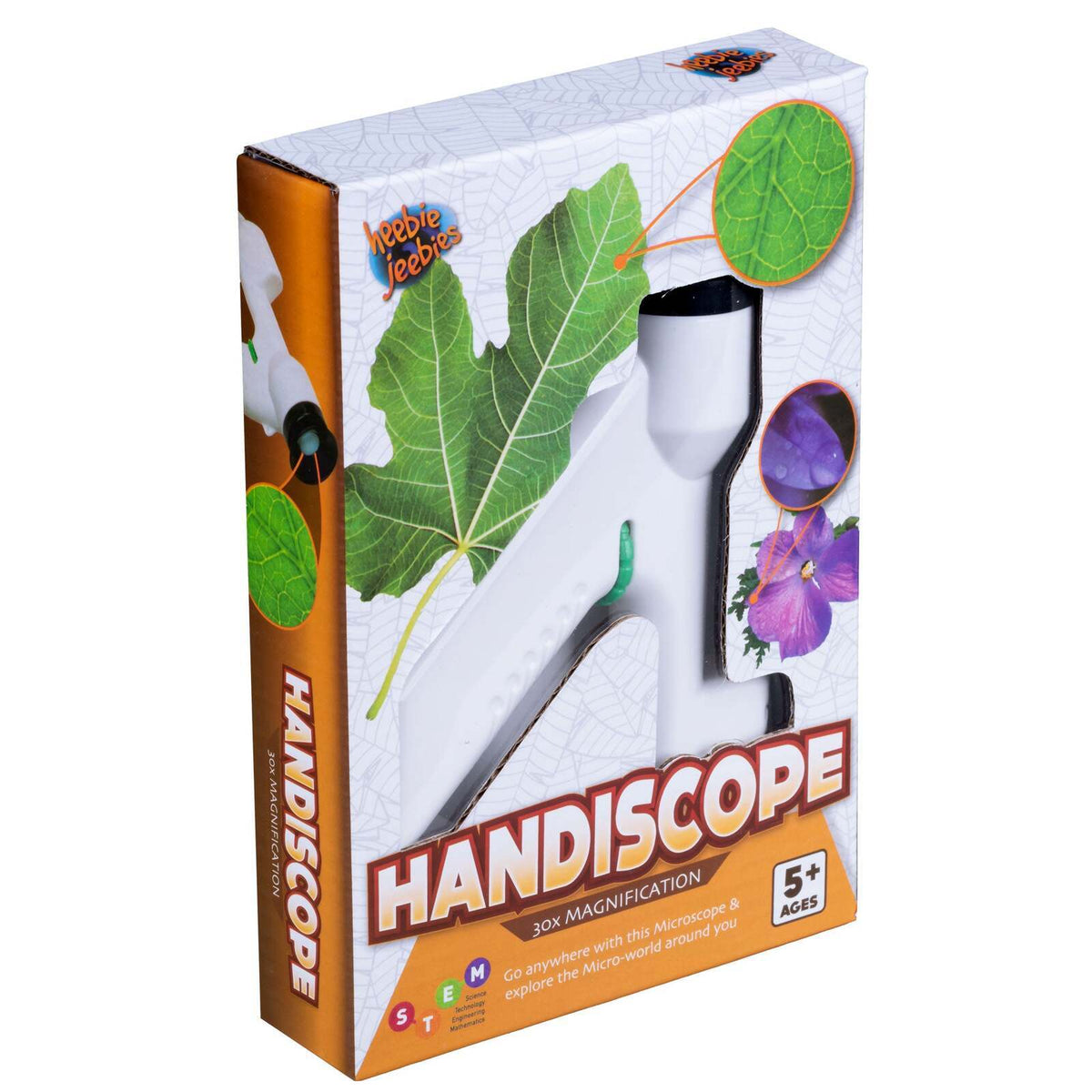 Heebie Jeebies HandiScope Microscope 30x Magnification Educational Toy 5y+ (2 Pack) — image 2