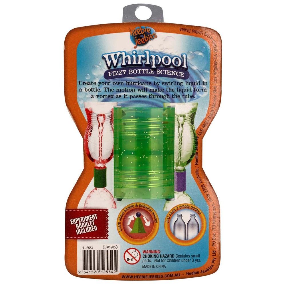Heebie Jeebies Pocket Money Science Whirlpool Bottle Vortex Valve Kids Toy Asst — image 2