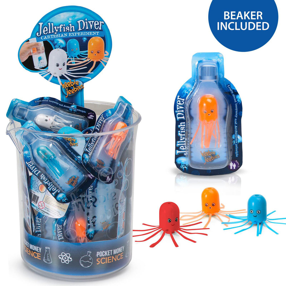 Heebie Jeebies Pocket Money Science Jellyfish Cartesian Experiment Assort (4 Pack) — image 5